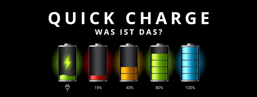 Schnellladefunktion bei Smartphones