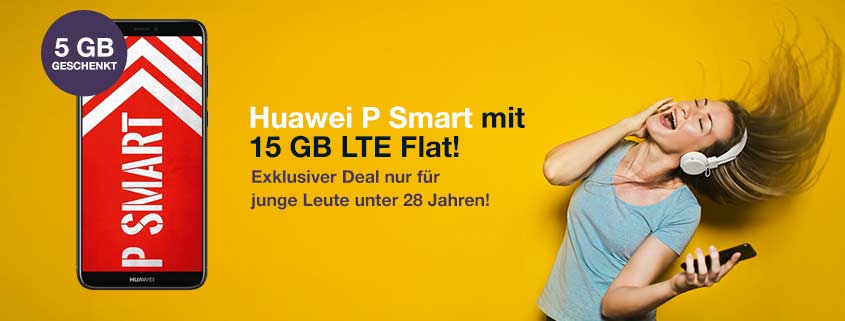 Huawei P Smart Bundle mit 15 GB LTE