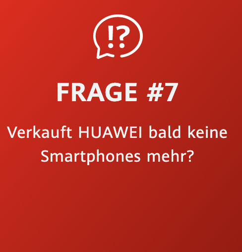 Huawei Zukunftsversprechen Frage 7