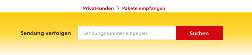 Sendungsverfolgung DHL