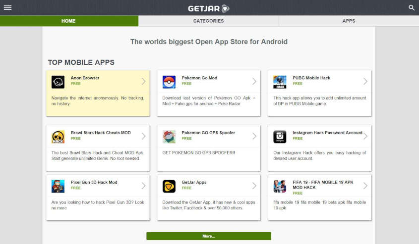 GetJar Play Store Alternative