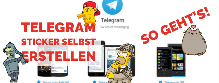 Telegram - Sticker erstellen Beitragsbild