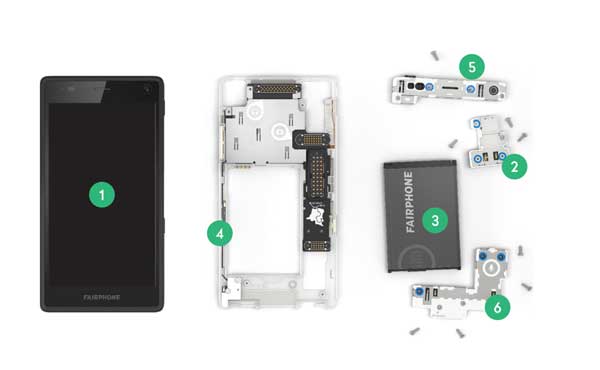 Ersatzteile für das Fairphone 3