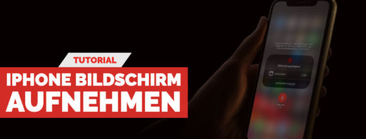 Bildschirm aufnehmen mit dem iPhone