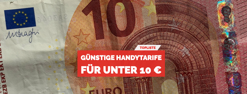 Handyvertrag unter 10 Euro