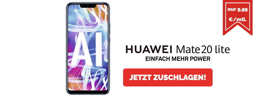 Huawei Mate 20 lite mit 3 GB Flat