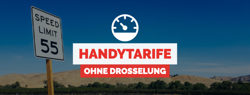 Handytarife ohne Drosselung & mit endlosem Internet