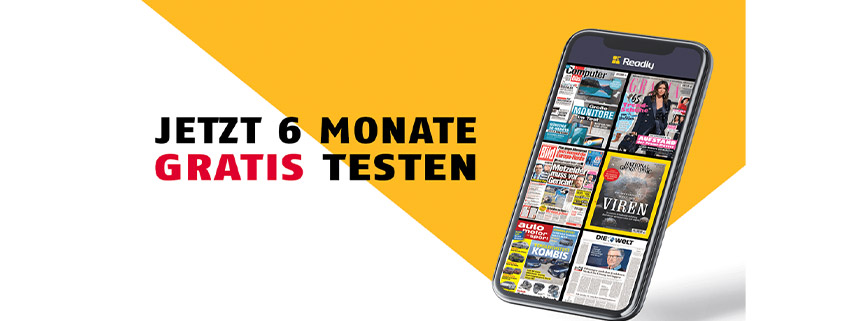 Readly Zeitschriften & Magazine App jetzt 6 Monate gratis testen